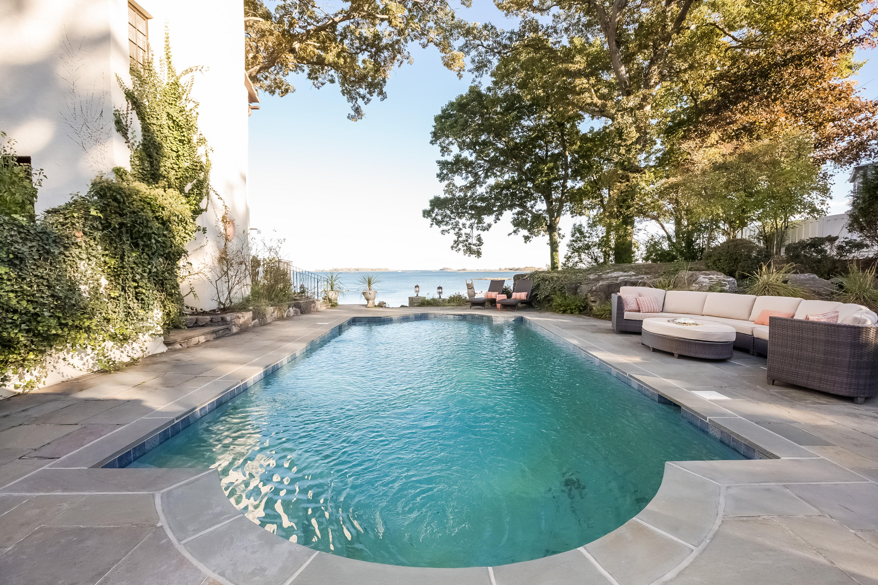 8 Woodland Road Norwalk, CT 06854 - Photo 36 of 44 a view of swimming pool from a patio