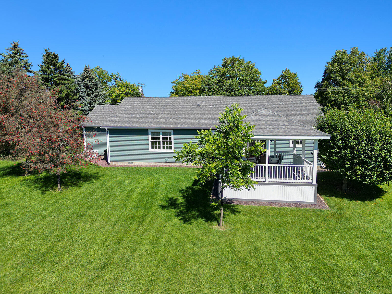 5630 East Olive Road Breckenridge, MI 48615 - Photo 38 of 46 Drone Back