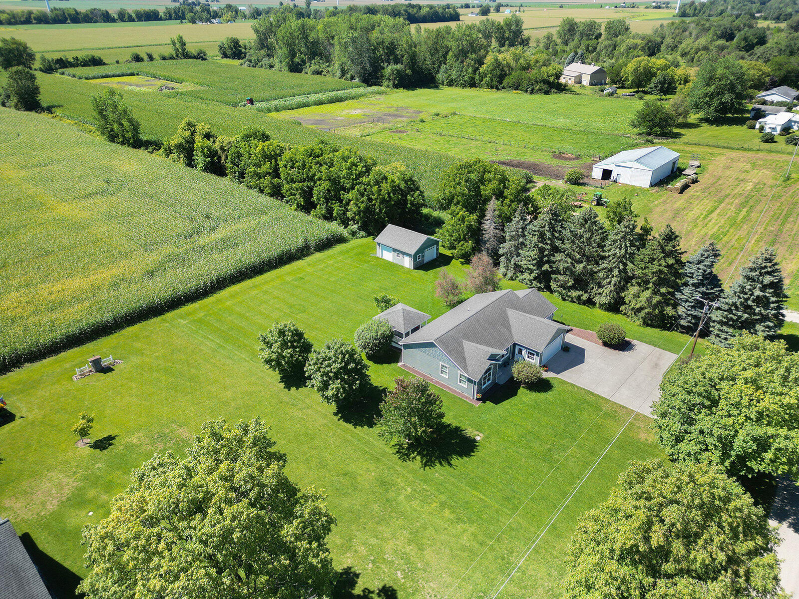5630 East Olive Road Breckenridge, MI 48615 - Photo 43 of 46 Drone View