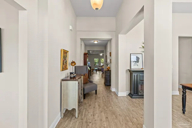 a view of a living room