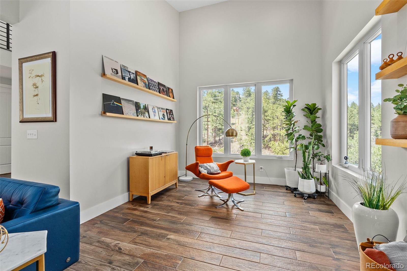 9218 South Turkey Creek Road Morrison, CO 80465 - Photo 14 of 44 a living room with furniture and a window