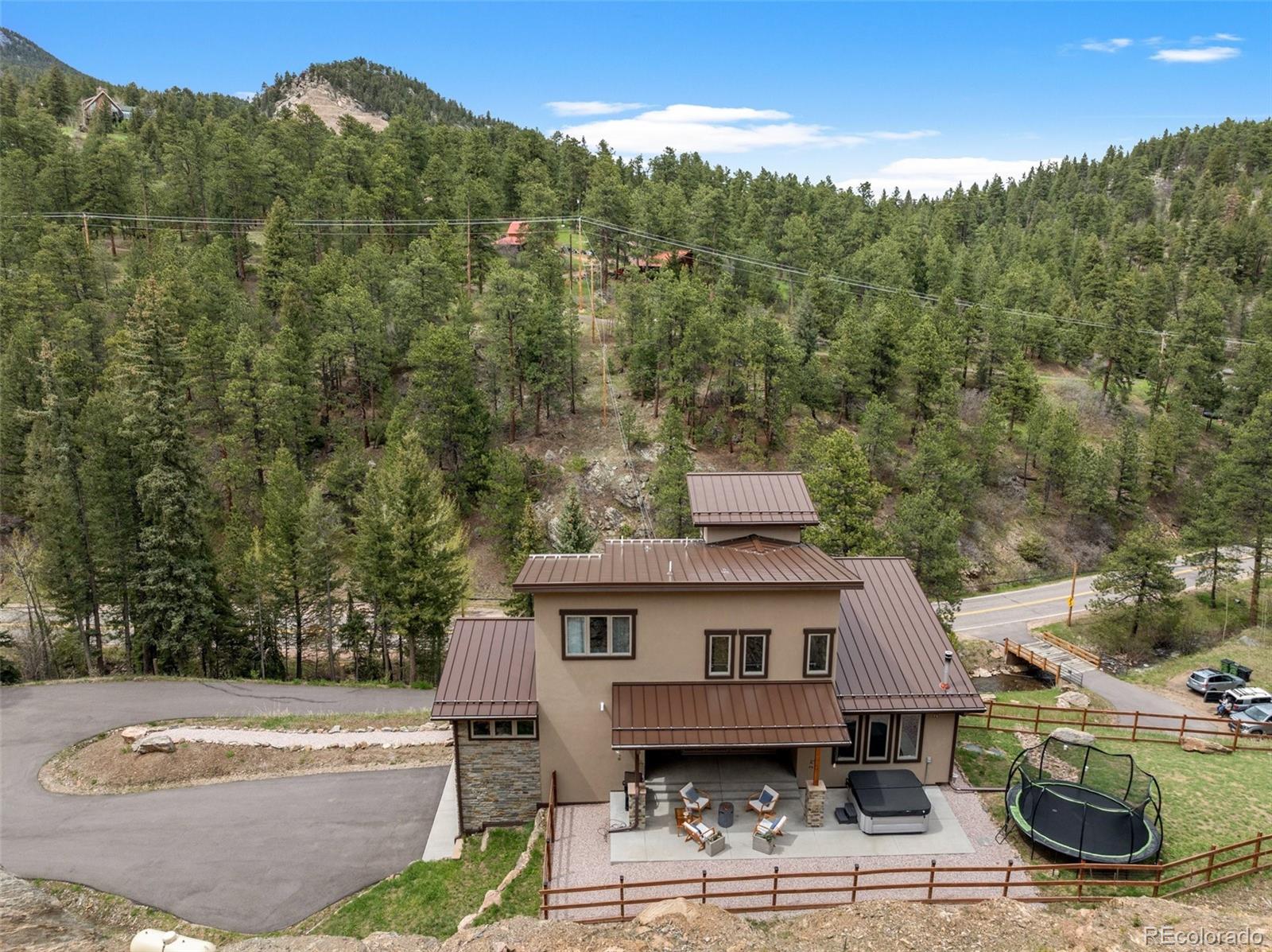 9218 South Turkey Creek Road Morrison, CO 80465 - Photo 36 of 44 a view of a house with a sink and yard