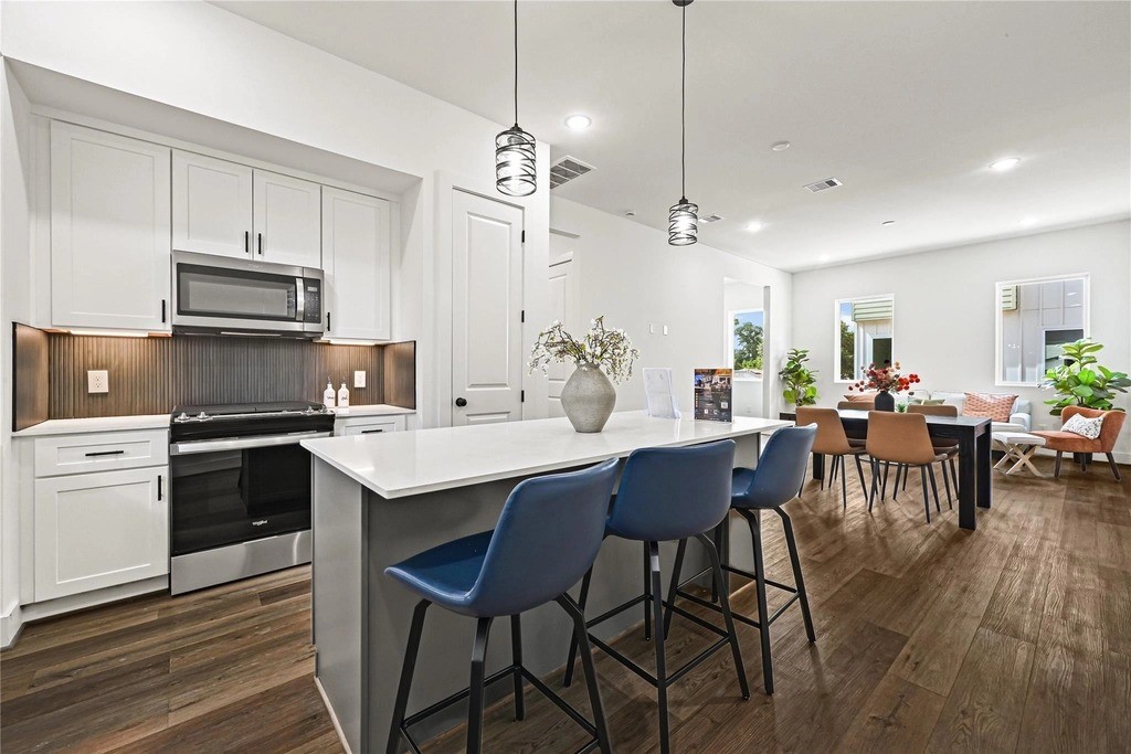 Kitchen, Dining and Living Areas - 2nd Floor