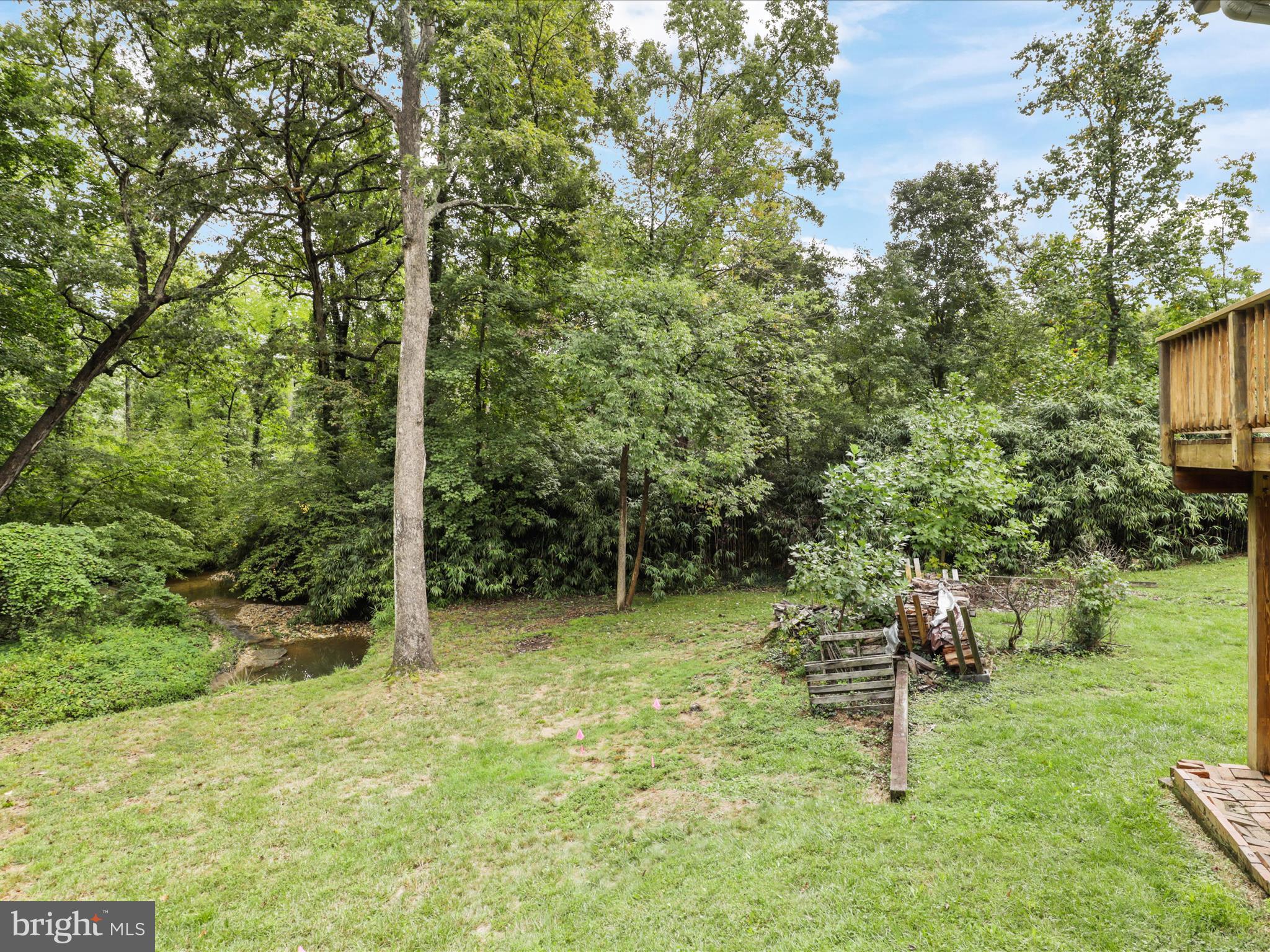 7533 Hollindale Court Alexandria, VA 22306 - Photo 60 of 78 a backyard of a house with table and chairs