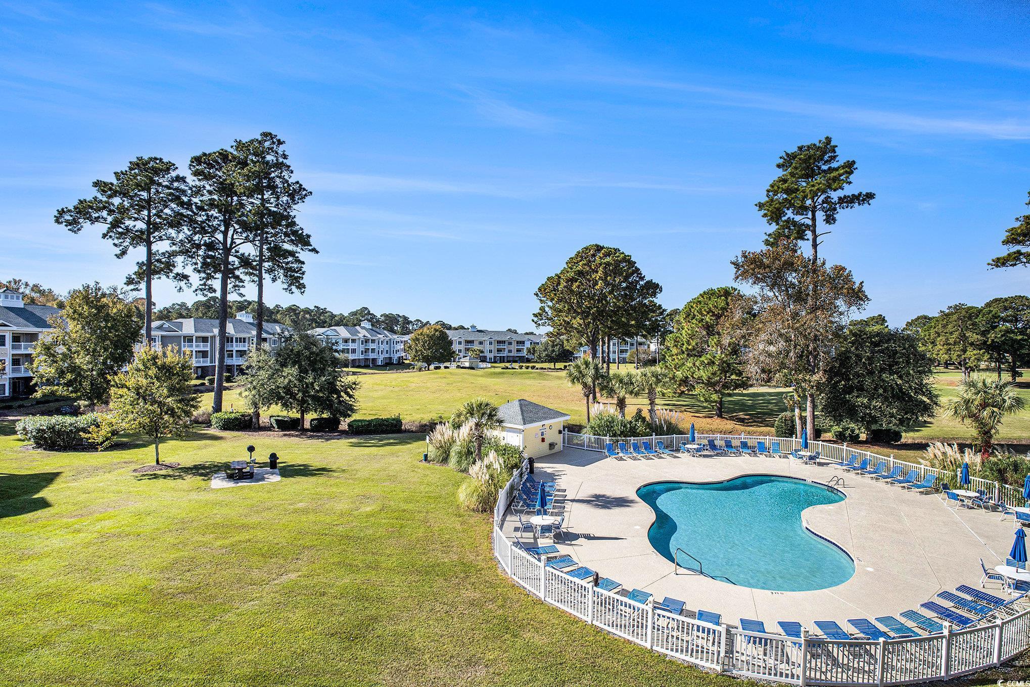 4894 Luster Leaf Circle, Unit 303 Myrtle Beach, SC 29577 - Photo 28 of 31 Community pool with a patio