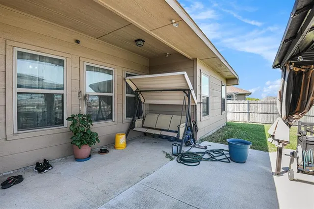 a view of outdoor seating space