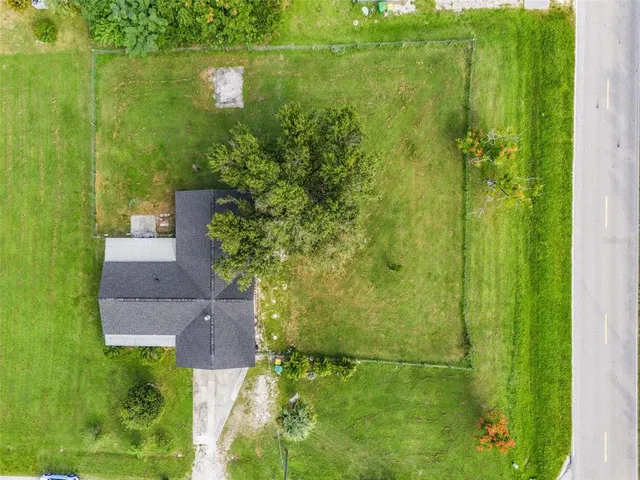 a view of a large garden