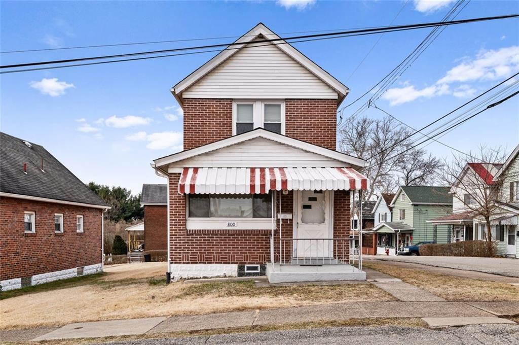 800 State Street Duquesne, PA 15110 - Photo 2 of 27 a front view of a house with a porch