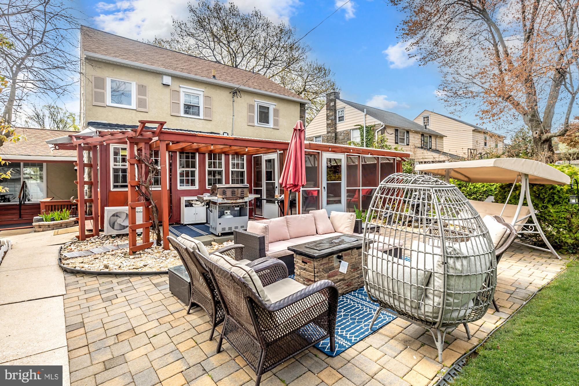 320 Prospect Road Springfield, PA 19064 - Photo 66 of 78 a view of a patio with couches chairs and a table and chairs