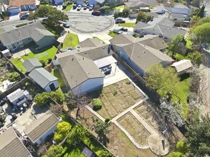 a view of lake with green space