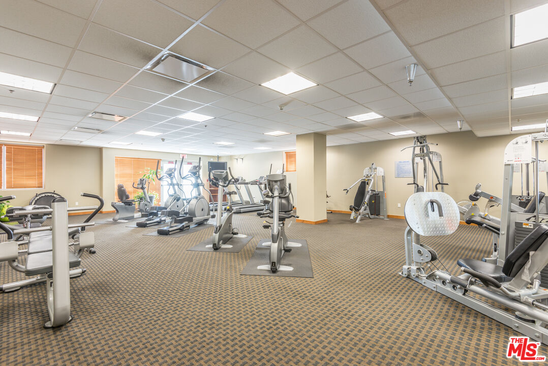 4050 Glencoe Avenue, Unit 405 Marina del Rey, CA 90292 - Photo 35 of 42 a view of a room with gym equipment