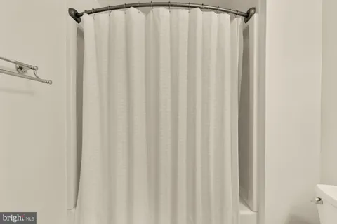 a close up of a white curtain