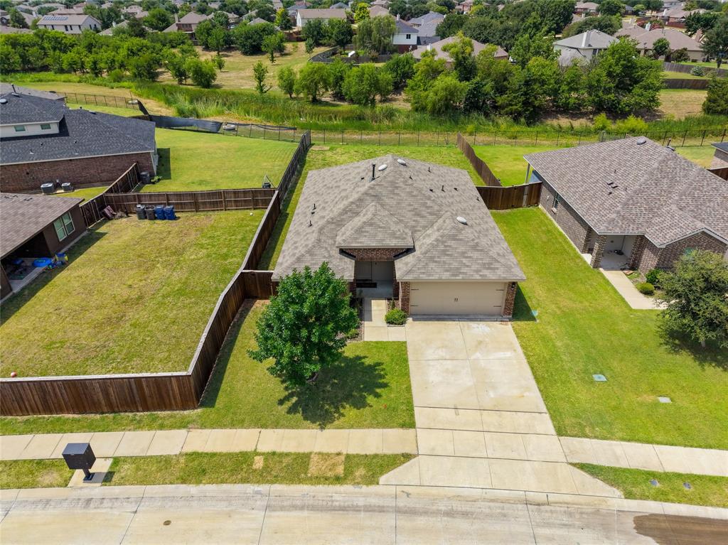 3006 Pitchfork Way Forney, TX 75126 - Photo 33 of 34 Aerial view of home. Large, private backyard.