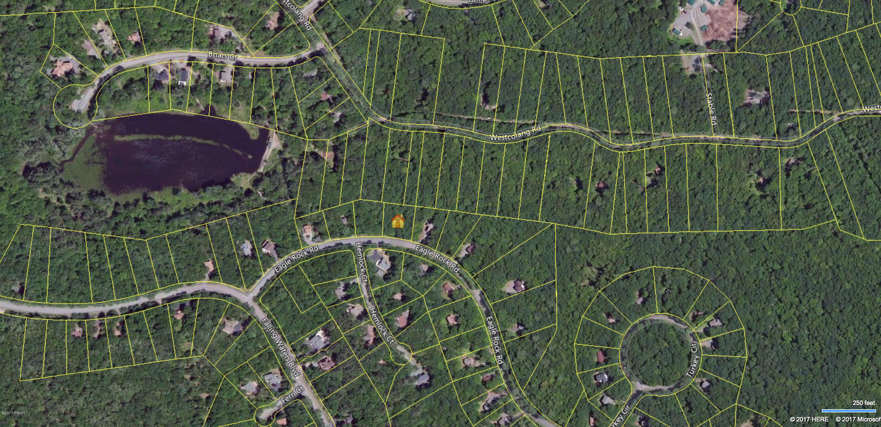 114 Eagle Rock Road Lackawaxen, PA 18435 - Photo 2 of 3 an aerial view of a residential houses