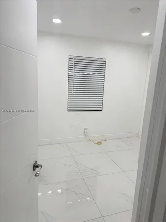 a bathroom with a window