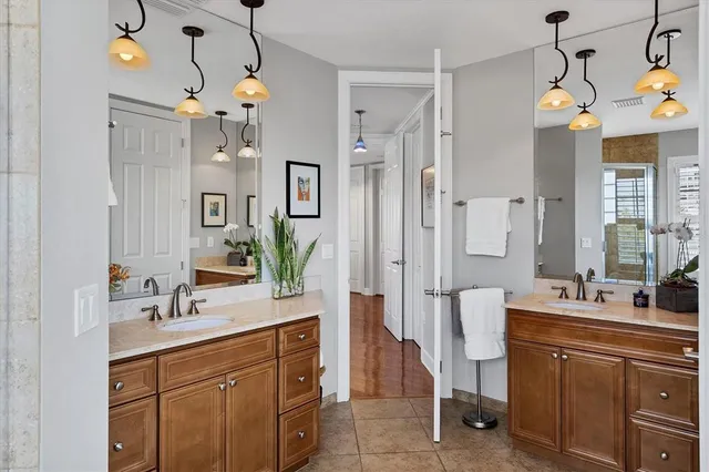 a front view of a house with patio