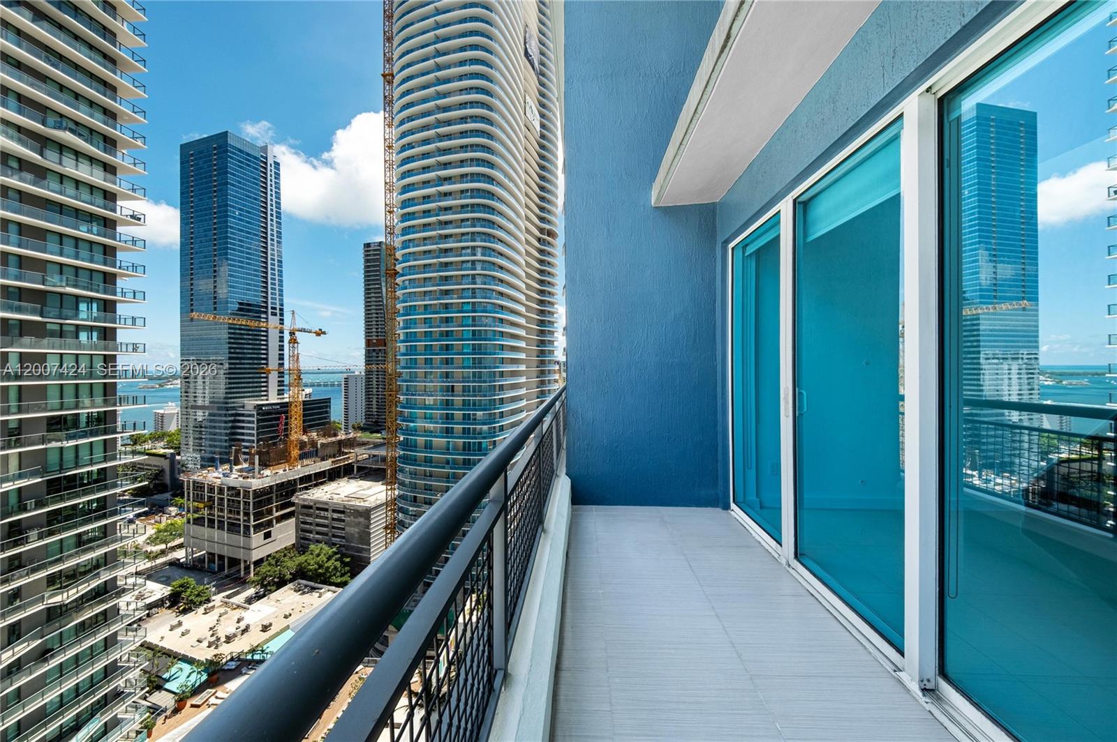 60 Southwest 13th Street, Unit 2420 Miami, FL 33130 - Photo 13 of 30 a view of balcony and a