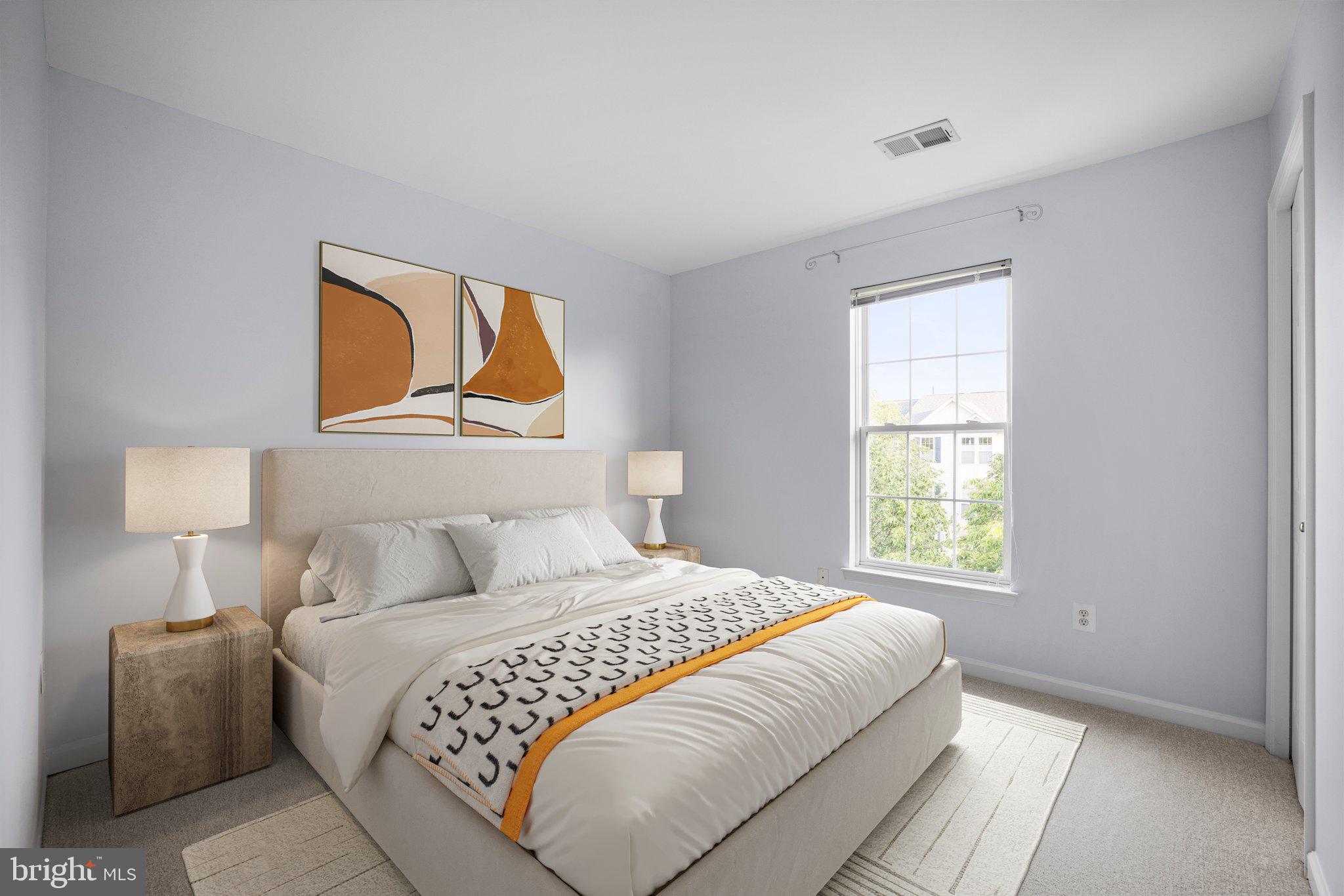 43002 Center Street Chantilly, VA 20152 - Photo 18 of 35 a bedroom with a bed and a window