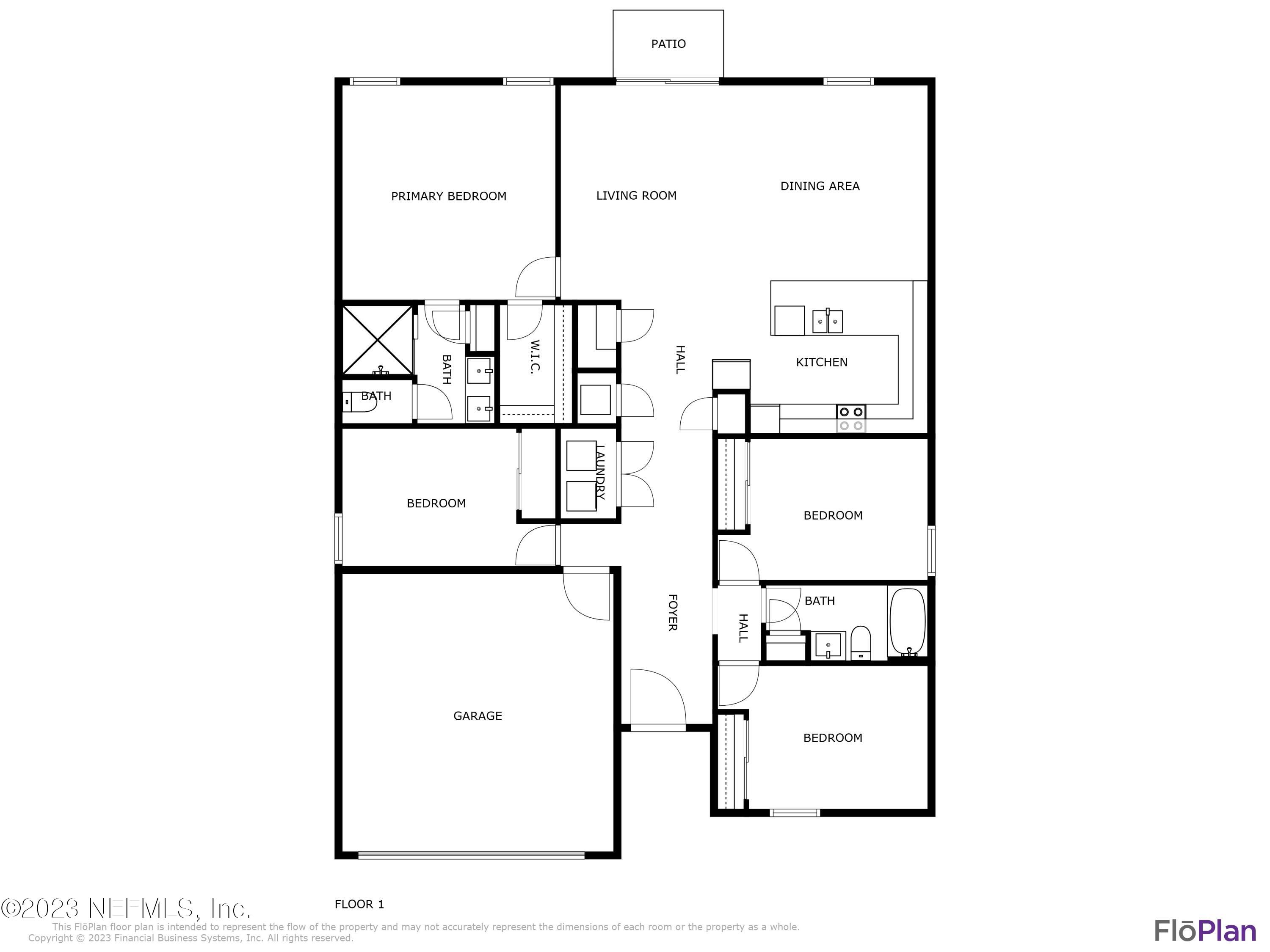 787 Cahoon Road North Jacksonville, FL 32220 - Photo 19 of 19 Floor plan