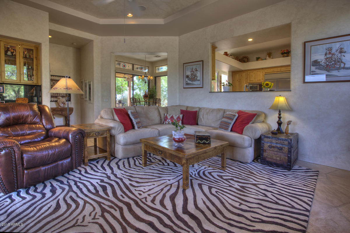 9527 Romping Road Carefree, AZ 85377 - Photo 11 of 40 Family room Aside Kitchen