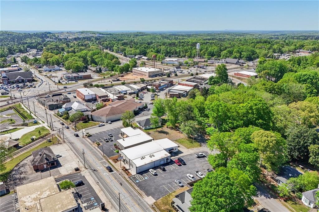 212 Hamilton Avenue Bremen, GA 30110 - Photo 63 of 65 an aerial view of a city with lots of residential buildings
