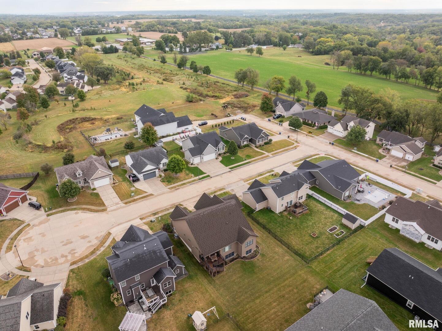 1422 Racine Court Davenport, IA 52804 - Photo 47 of 53 an aerial view of residential houses with outdoor space