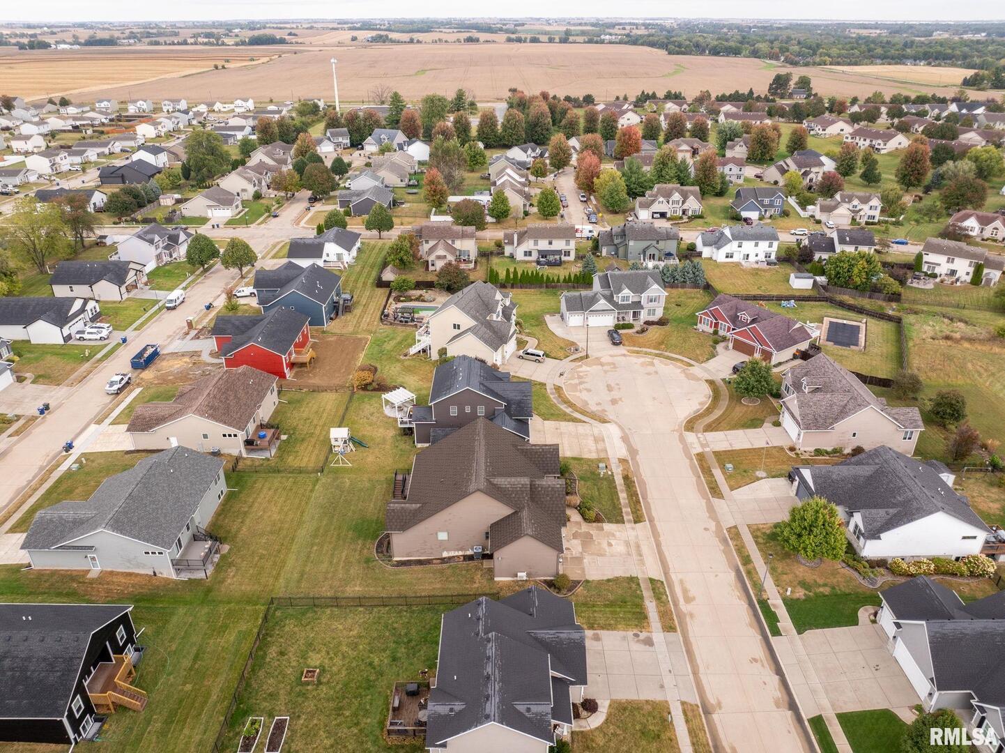 1422 Racine Court Davenport, IA 52804 - Photo 48 of 53 an aerial view of residential houses with outdoor space