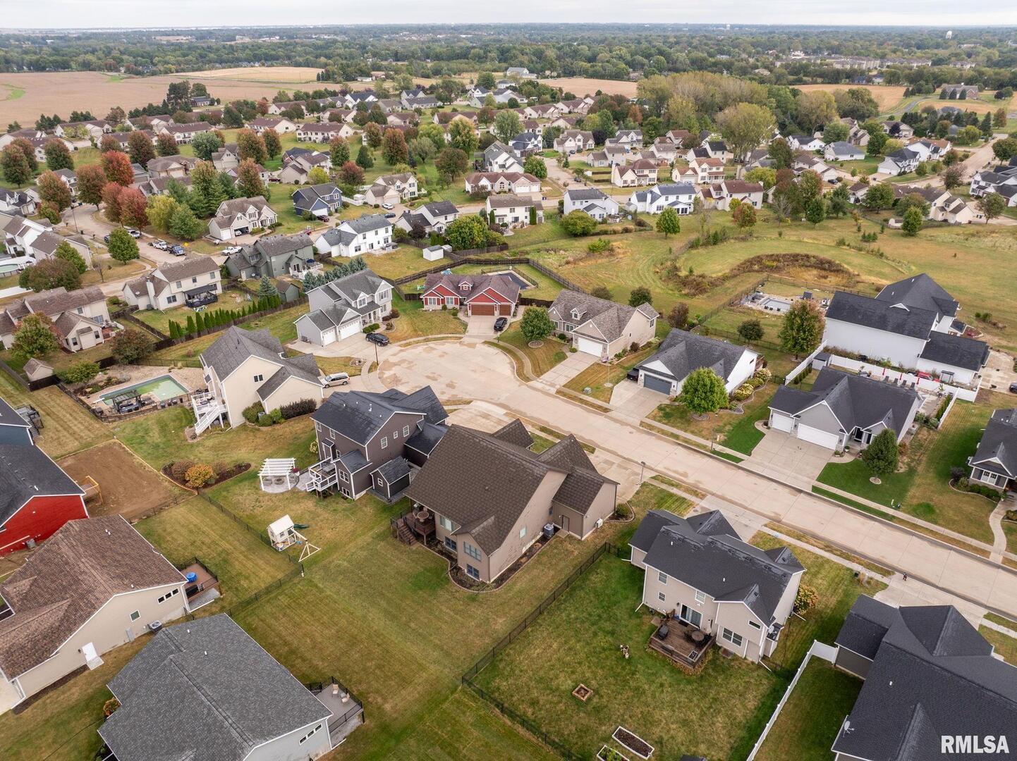 1422 Racine Court Davenport, IA 52804 - Photo 50 of 53 an aerial view of residential houses with outdoor space