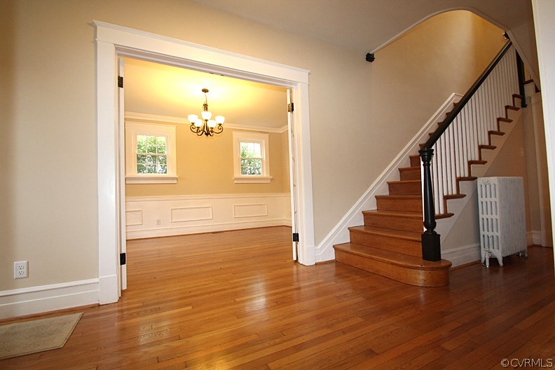 4502 Brook Road Richmond, VA 23227 - Photo 5 of 27 a view of an entryway with wooden floor