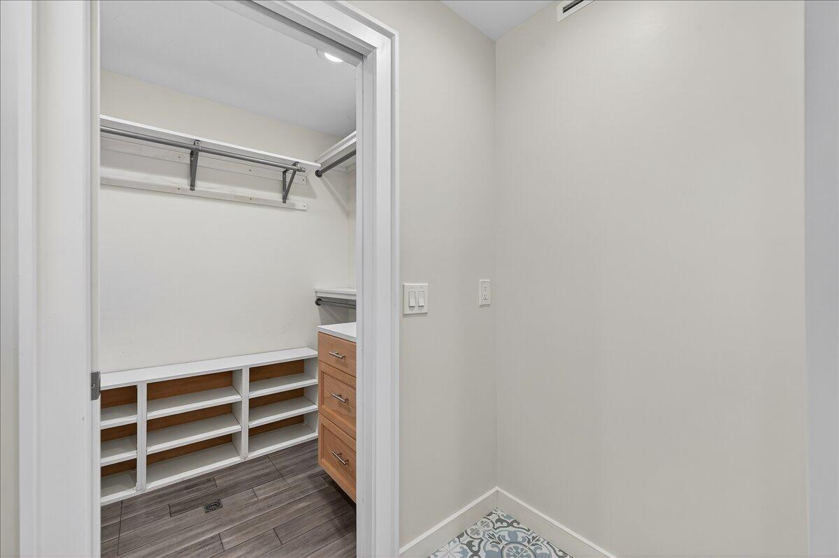 262 Easy Street Sebastian, FL 32958 - Photo 21 of 36 a view of closet area with empty racks