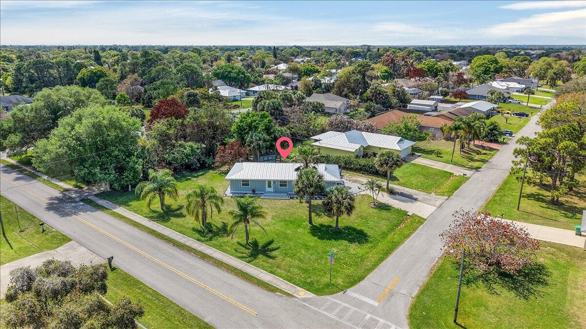262 Easy Street Sebastian, FL 32958 - Photo 3 of 36 an aerial view of residential house with outdoor space