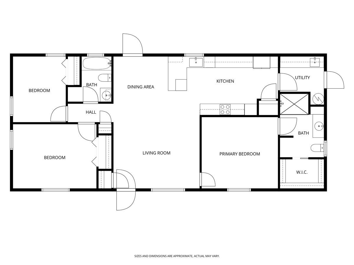 262 Easy Street Sebastian, FL 32958 - Photo 36 of 36 a picture of a room with a white wall and a white wall