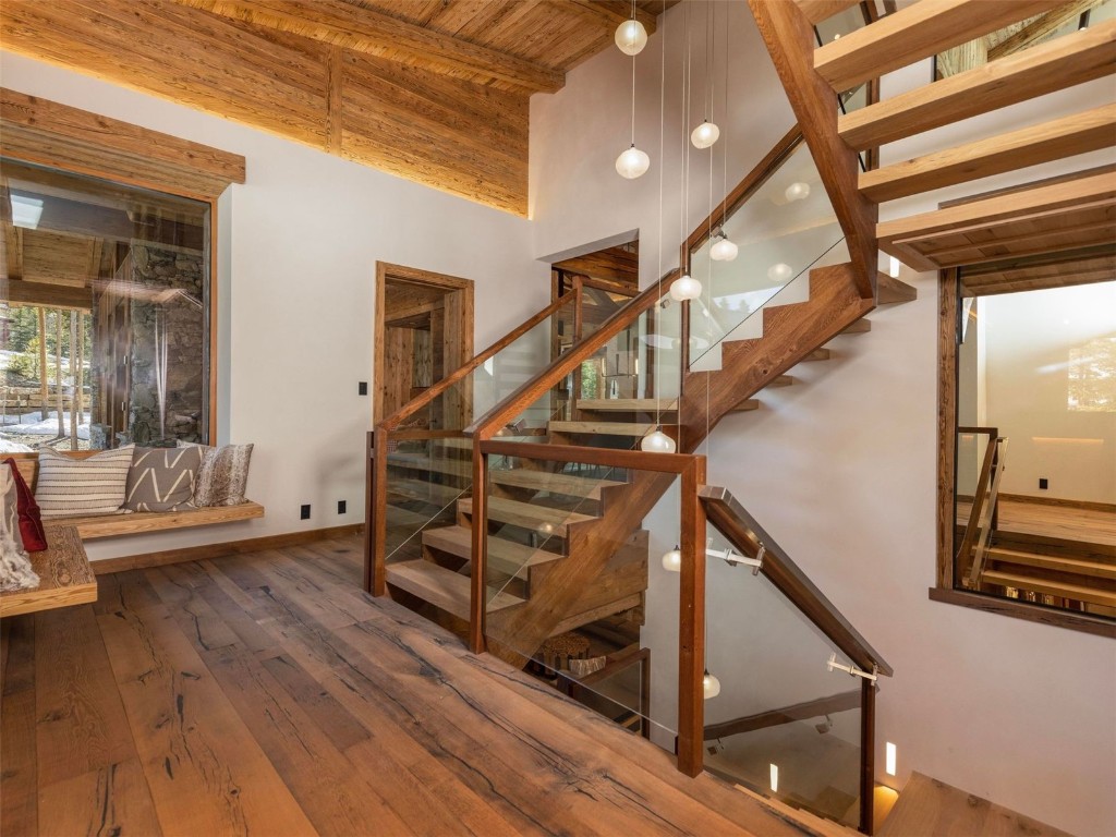 256 Timbertrail Road Breckenridge, CO 80424 - Photo 15 of 31 a view of entryway livingroom and hall with wooden floor
