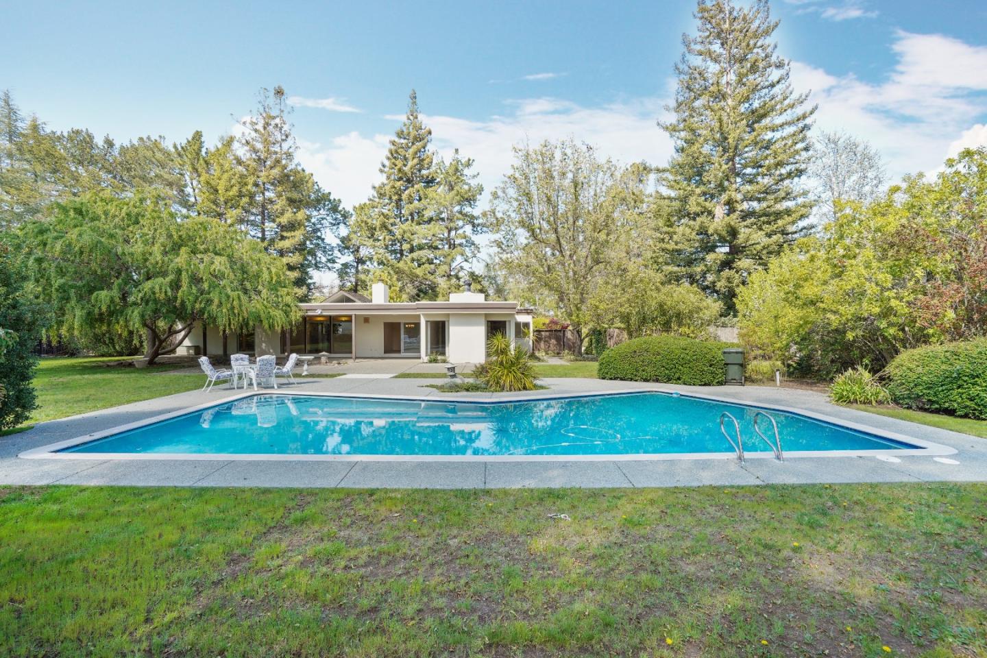 80 Gresham Lane Atherton, CA 94027 - Photo 29 of 30 a view of a house with a yard
