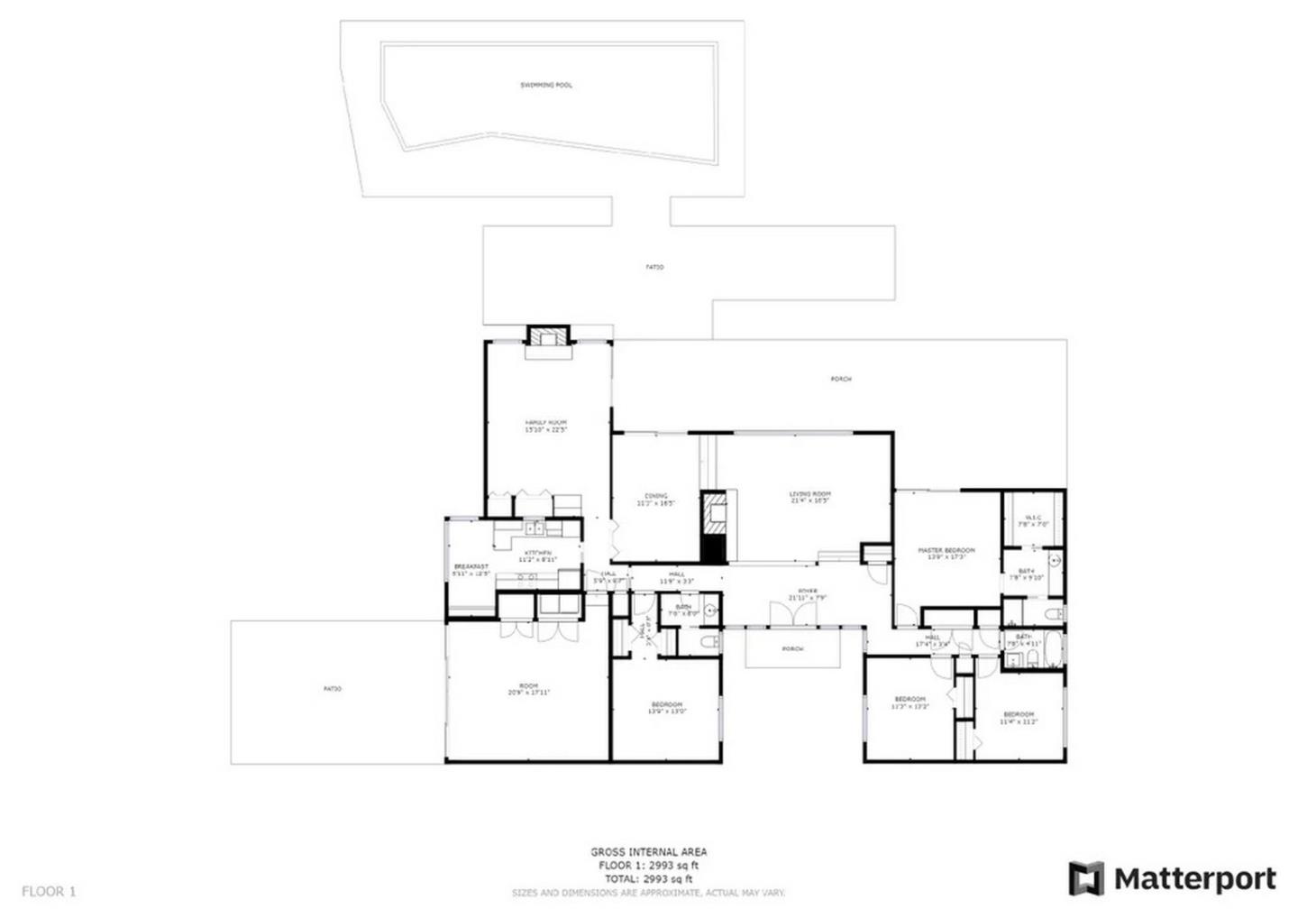 80 Gresham Lane Atherton, CA 94027 - Photo 30 of 30 a picture of floor plan