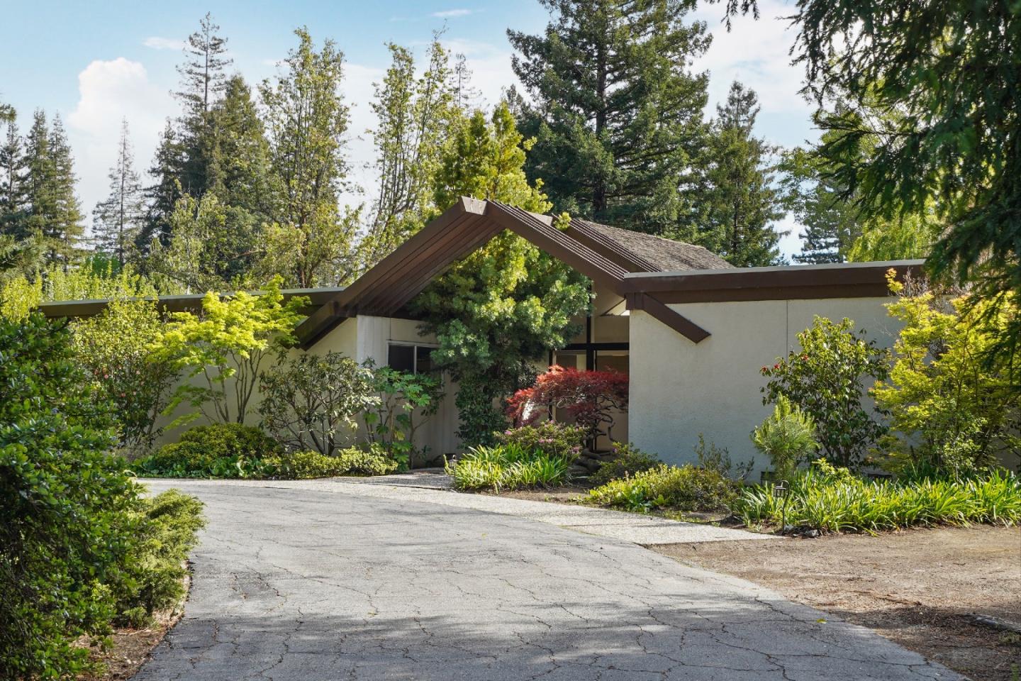 80 Gresham Lane Atherton, CA 94027 - Photo 6 of 30 a front view of a house with a yard