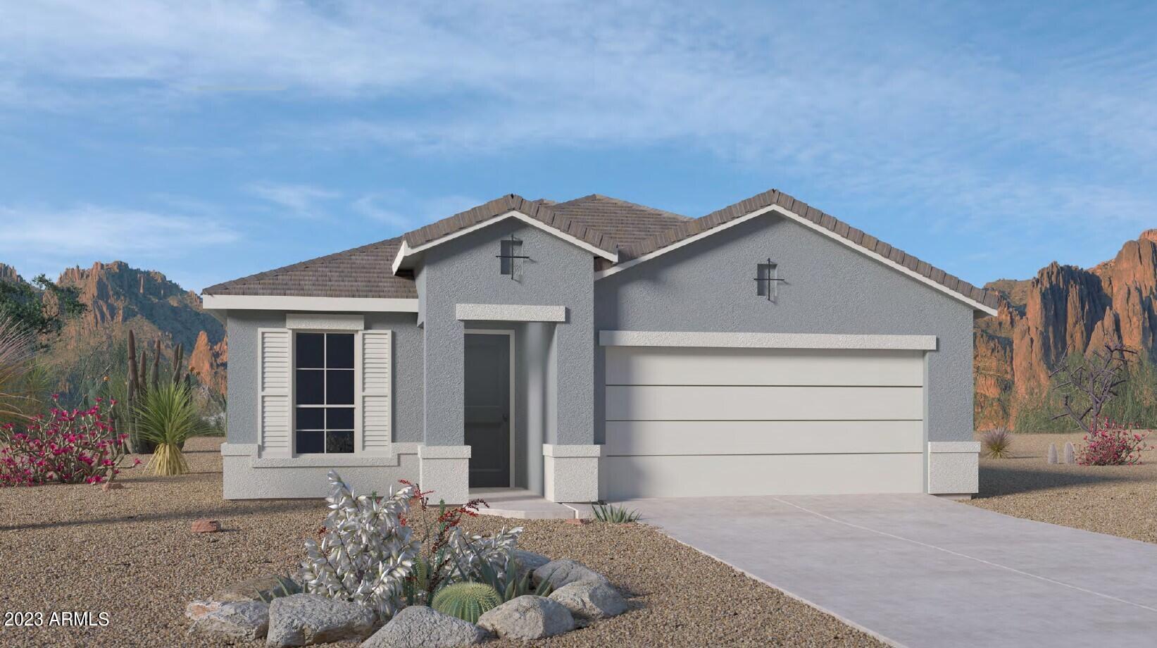 22675 Rummler Lane Maricopa, AZ 85138 - Photo 1 of 25 Gull Elevation A Exterior Rendering
