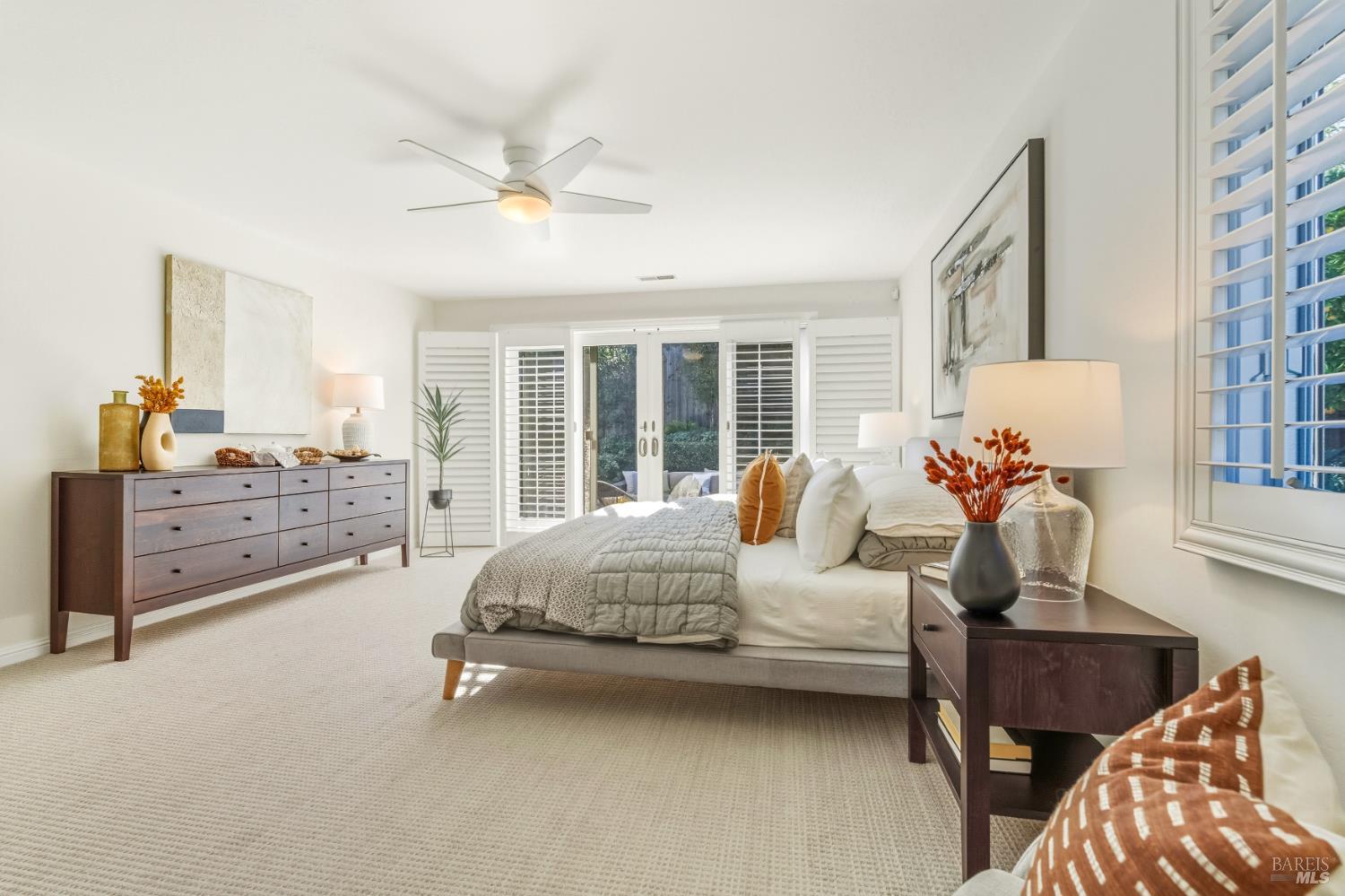 829 Las Pavadas Avenue San Rafael, CA 94903 - Photo 35 of 55 Solid wood plantation shutters and new wall-to-wall carpeting...