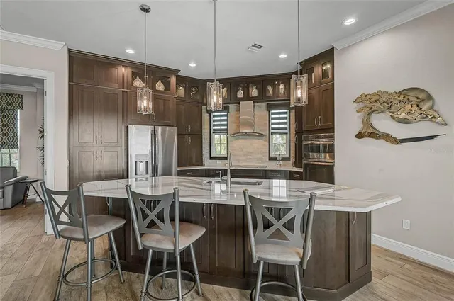a bathroom with a bathtub and a sink
