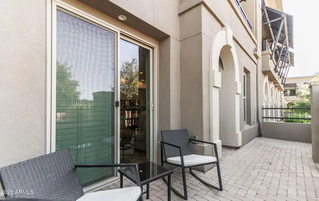 a view of balcony and patio