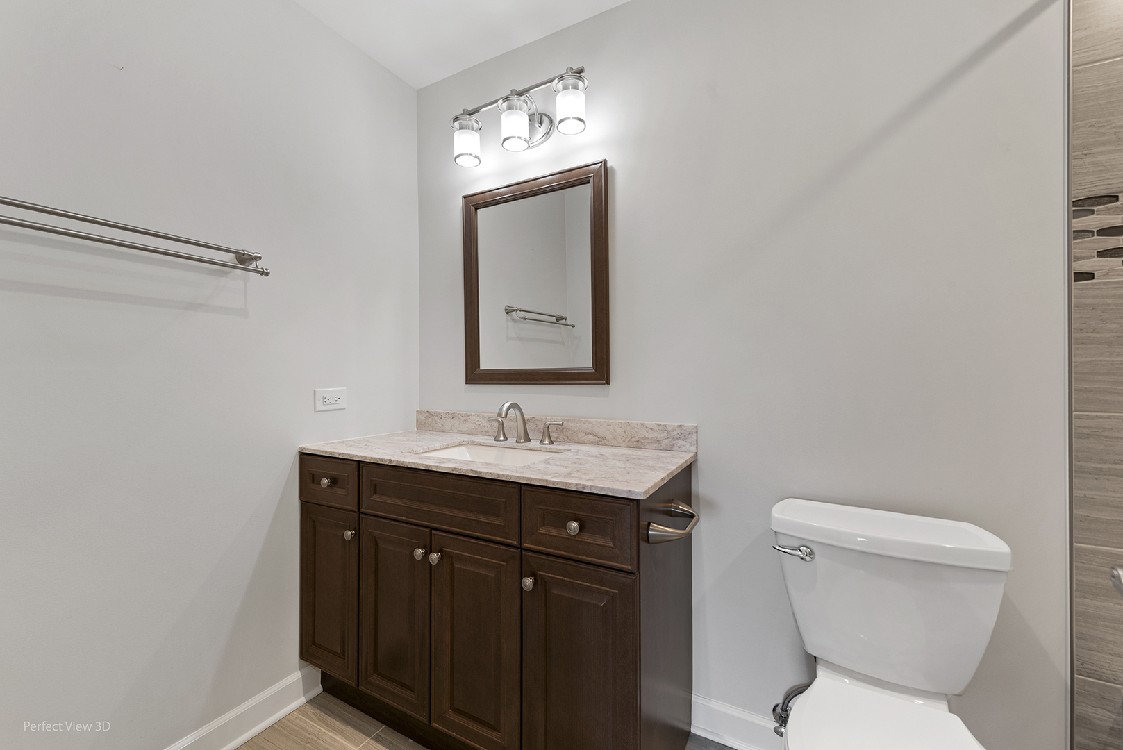 92 Foxboro Lane Gurnee, IL 60031 - Photo 21 of 46 a bathroom with a toilet sink and mirror