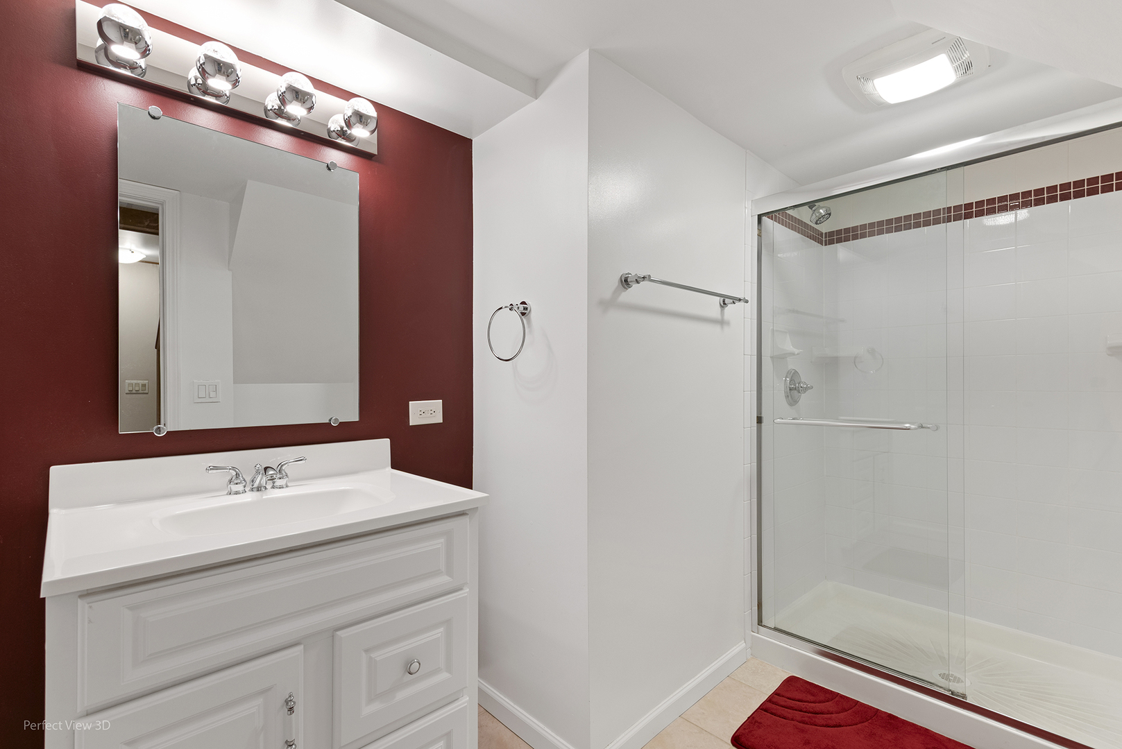 92 Foxboro Lane Gurnee, IL 60031 - Photo 27 of 46 a bathroom with a sink and a mirror