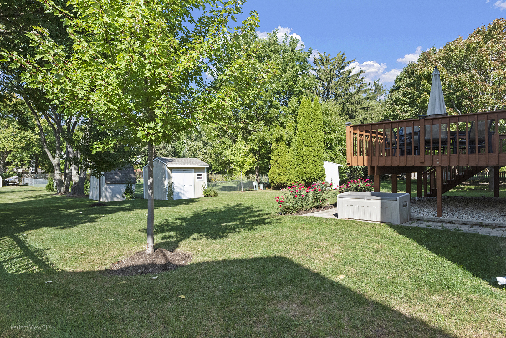 92 Foxboro Lane Gurnee, IL 60031 - Photo 42 of 46 a view of a house with backyard and sitting area