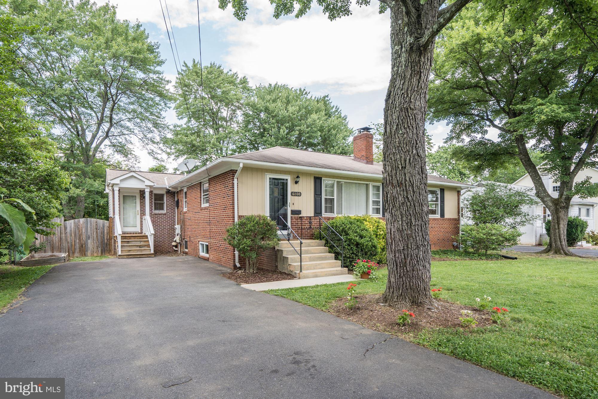 6800 Dean Drive McLean, VA 22101 - Photo 2 of 18 2-Car Driveway with side door access to kitchen