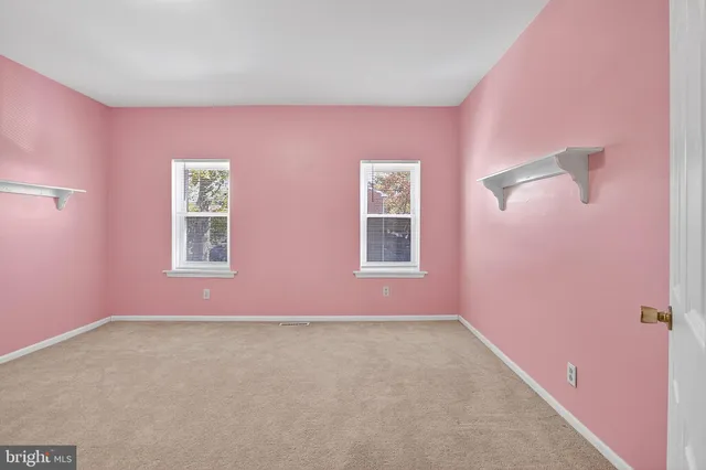 a view of an empty room