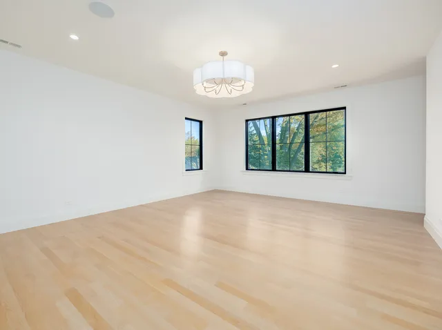 wooden floor in an empty room