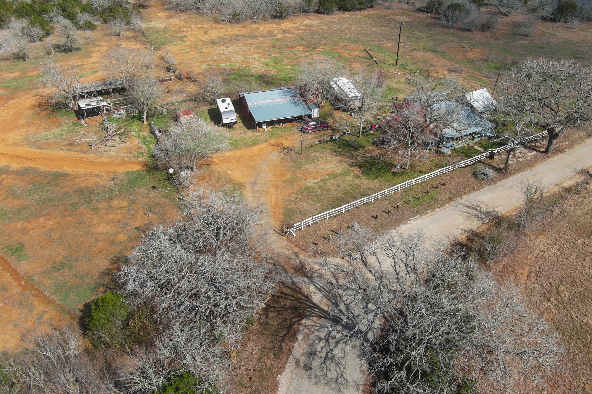 1648 Jeddo Road Rosanky, TX 78953 - Photo 23 of 32 a view of a wooden floor and a street view