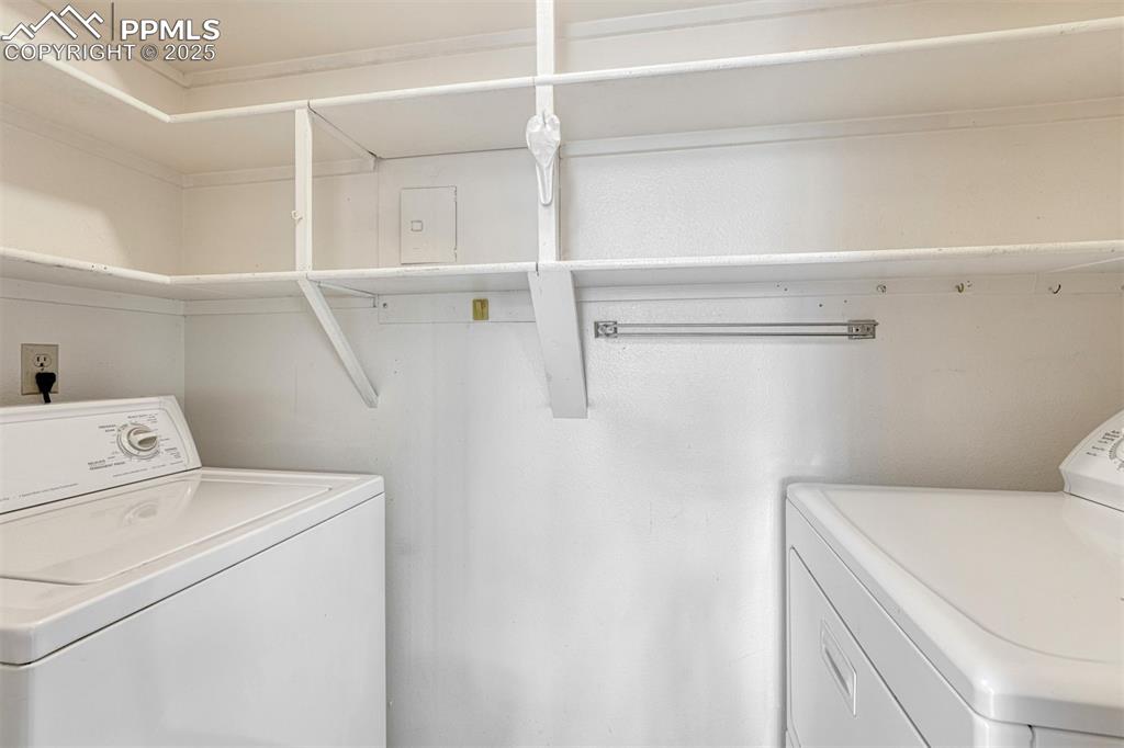 1146 Fontmore Road, Unit A Colorado Springs, CO 80904 - Photo 24 of 26 a utility room with dryer and washer