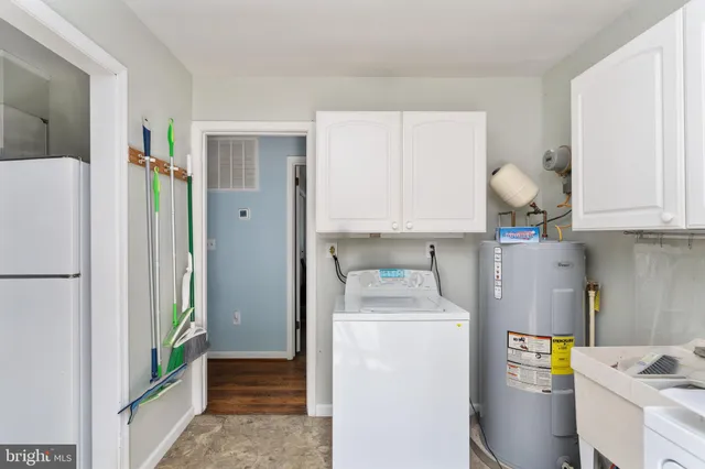 a room with storage and utility