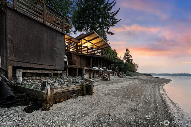 a view of outdoor space and seating area